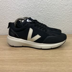Veja Condor 2 Alveomesh Running Shoes Womens Size 7 Black Pierre Cream Sneakers